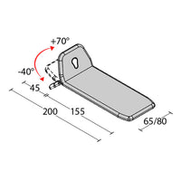 Lettino elettrico ad altezza variabile ZEFIRO 2 - Larghezza 80 cm