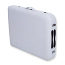 Lettino da massaggio pieghevole in alluminio ad altezza regolabile - Bianco