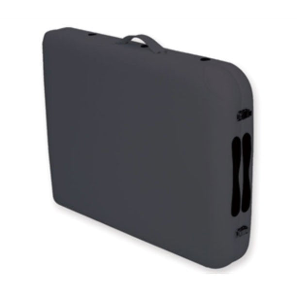 Lettino da massaggio pieghevole in alluminio ad altezza regolabile - Nero