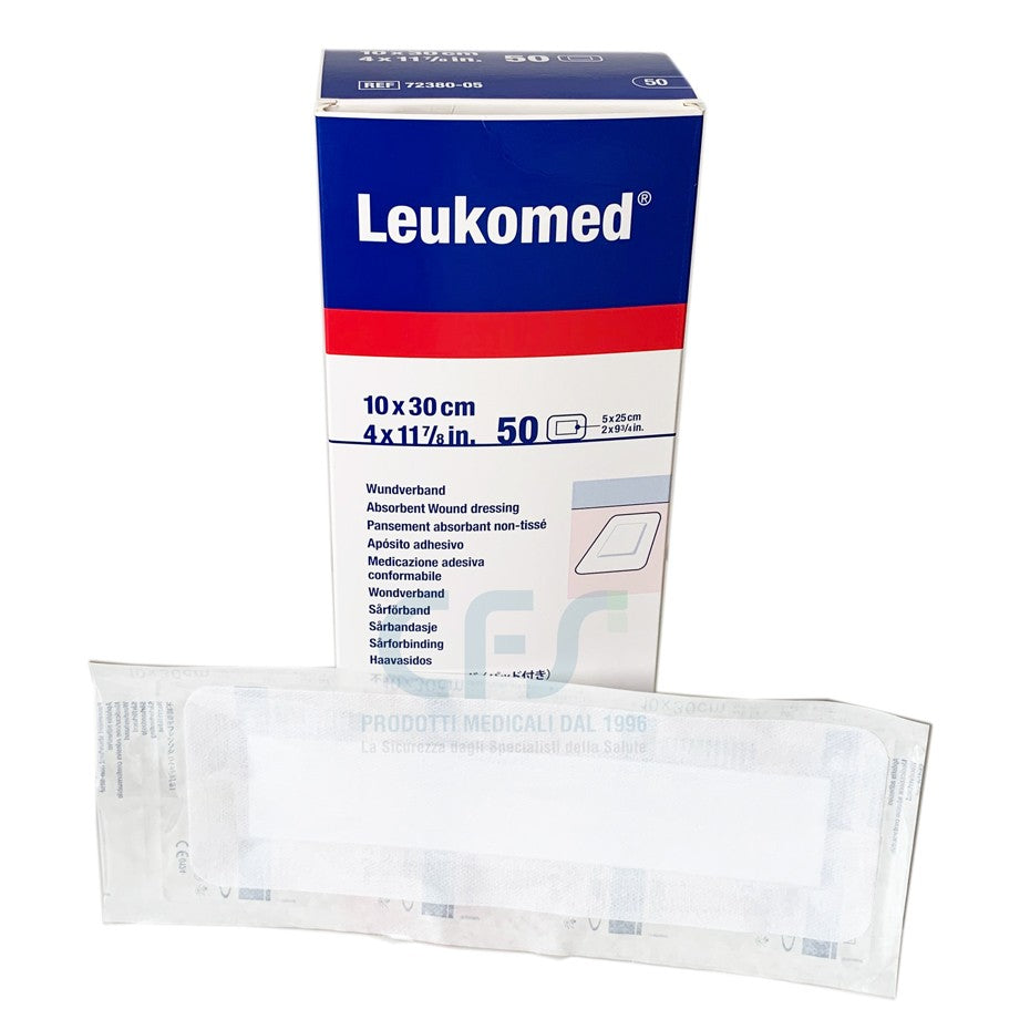 Medicazione adesiva sterile LEUKOMED cm 10 x 30 (Conf. 50 pz.)