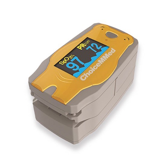 Saturimetro mini da dito - schermo ruotante - Pediatrico