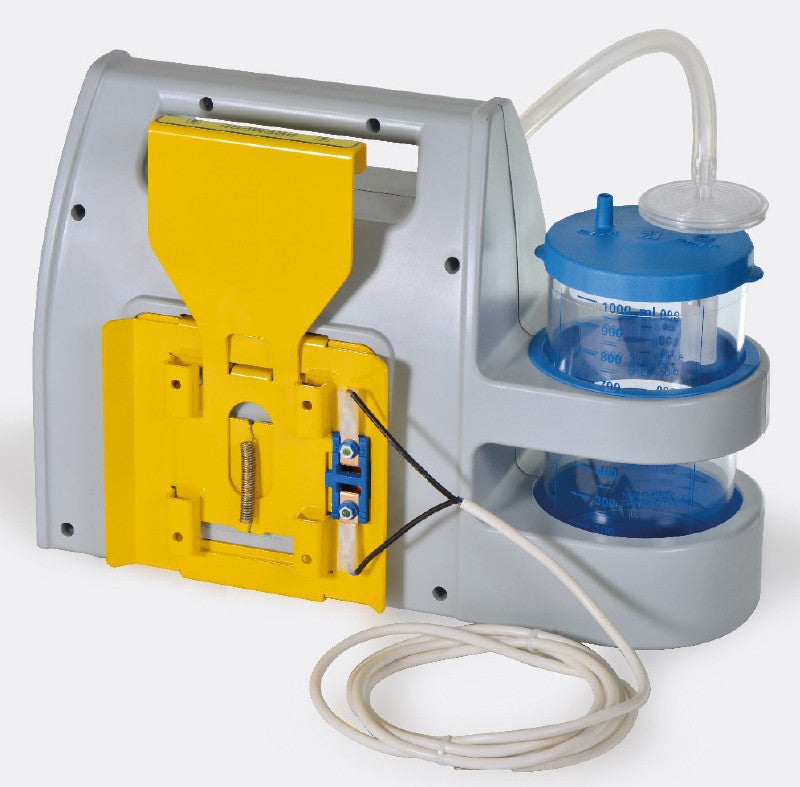 Aspiratore MINI ASPEED Evo Plus a batteria/12V, Staffa per Ambulanza - Vaso da 1 lt