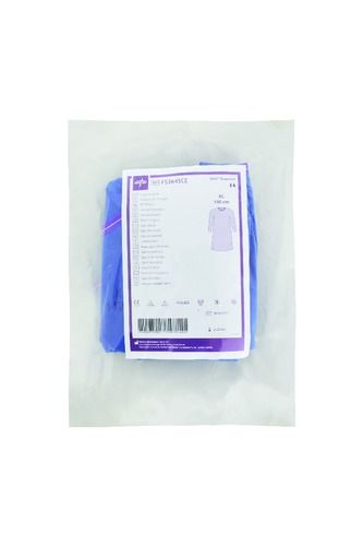 Camice monouso chirurgico in TNT Azzurro Essential Standard - Sterile