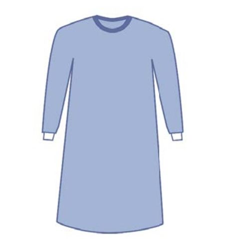 Camice monouso chirurgico in TNT Azzurro Essential Standard - Sterile