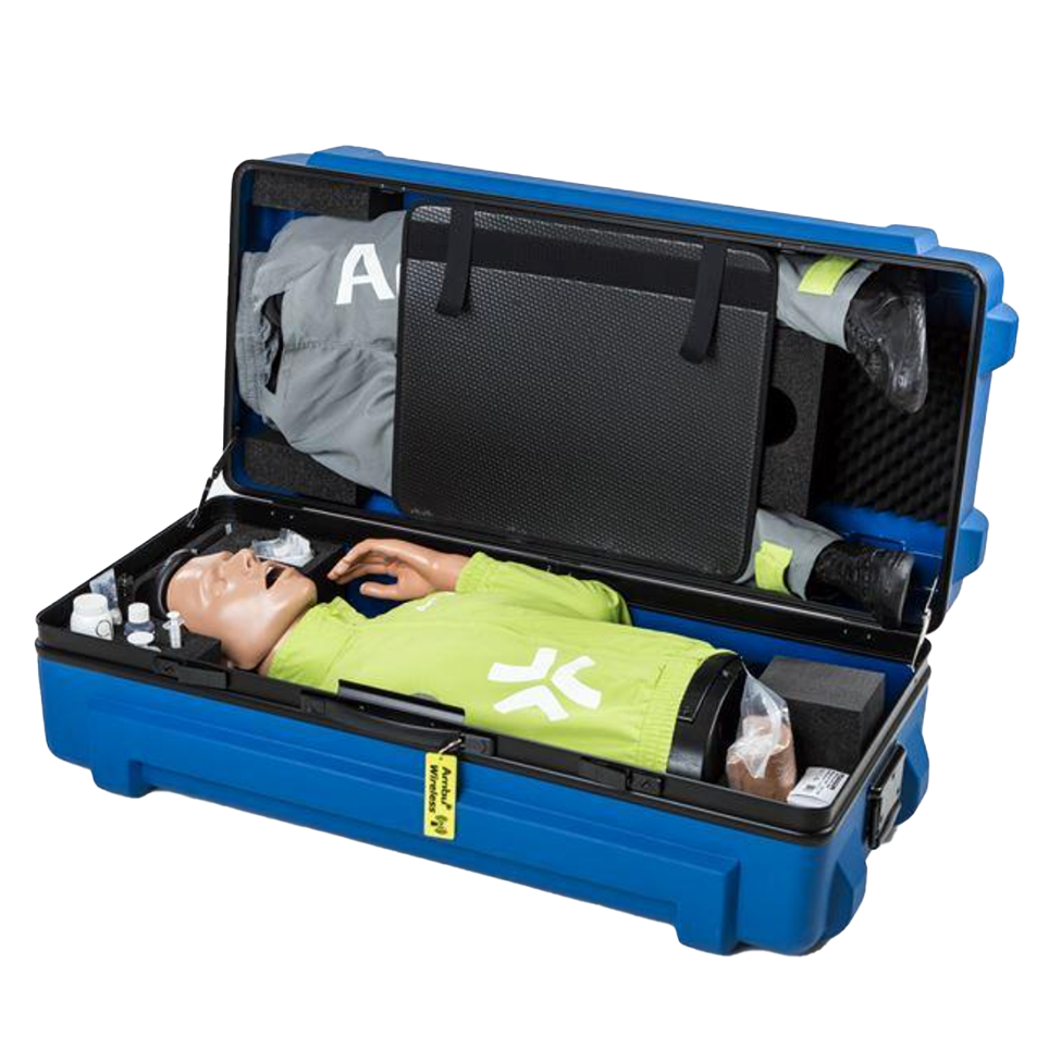 Manichino RCP adulto Ambu Man Advanced Wireless I.V. - con Software