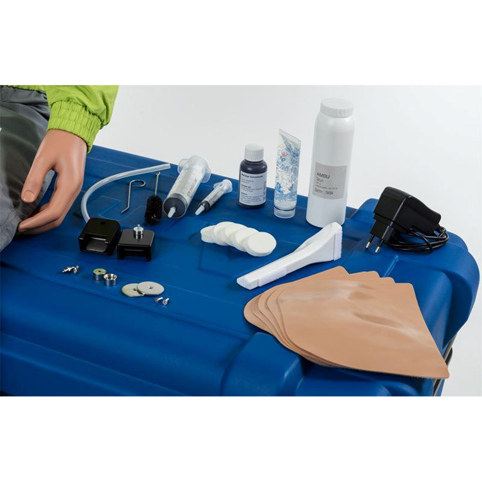 Manichino RCP adulto Ambu Man Advanced Wireless I.V. - con Software