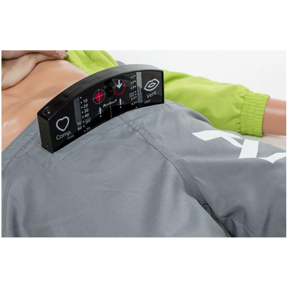 Manichino RCP adulto Ambu Man Advanced Wireless I.V. - con Software