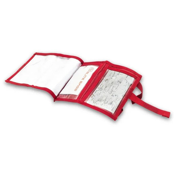 Bracciale porta documenti ELITE BAGS Map's - Rosso