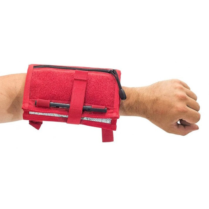 Bracciale porta documenti ELITE BAGS Map's - Rosso