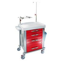 Carrello emergenza I-MEDIK RHO - 5 cassetti