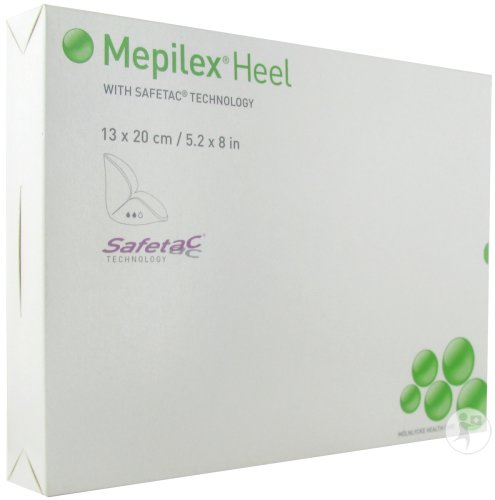 Mepilex Heel - Schiuma di poliuretano per tallone cm 13x20 (Conf. 5 pz.)