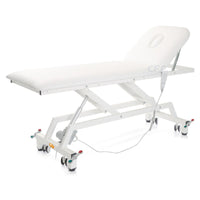 Lettino elettrico ad altezza variabile LYTUS MI371- cm 62 con schienale manuale e ruote