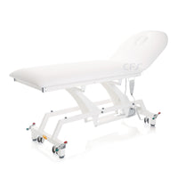 Lettino elettrico ad altezza variabile LYTUS MI381 - cm 68 con schienale elettrico e ruote