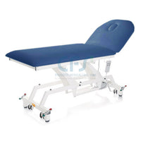 Lettino elettrico ad altezza variabile LYTUS MI391 - cm 90 con schienale elettrico e ruote