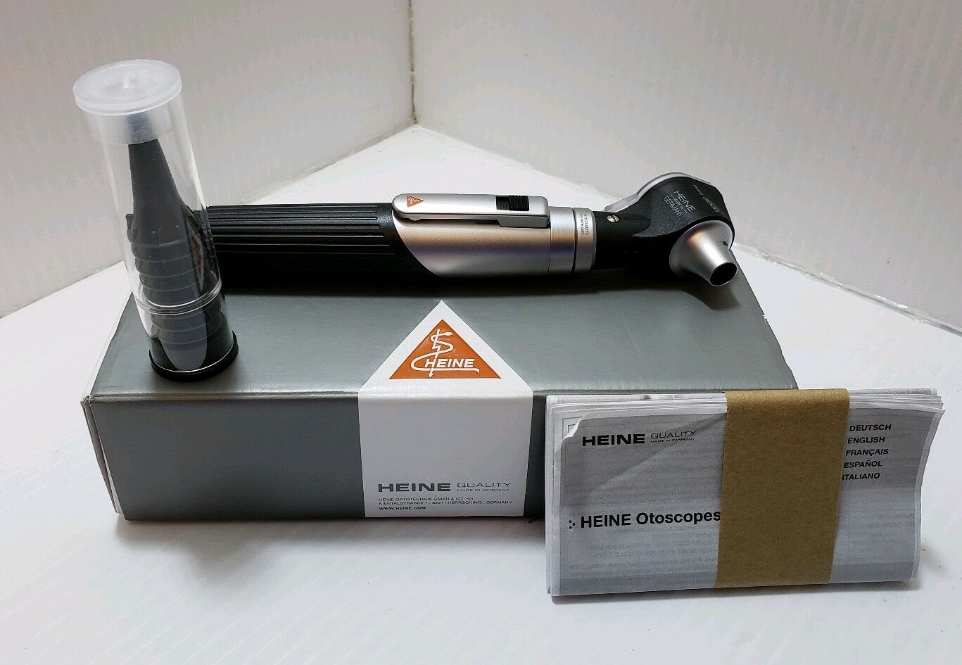 Otoscopio HEINE Mini 3000® LED a F.O. 2,5 V - D-008.70.110