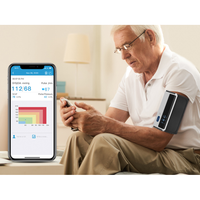 Misuratore di pressione da braccio BP2A Wireless con display