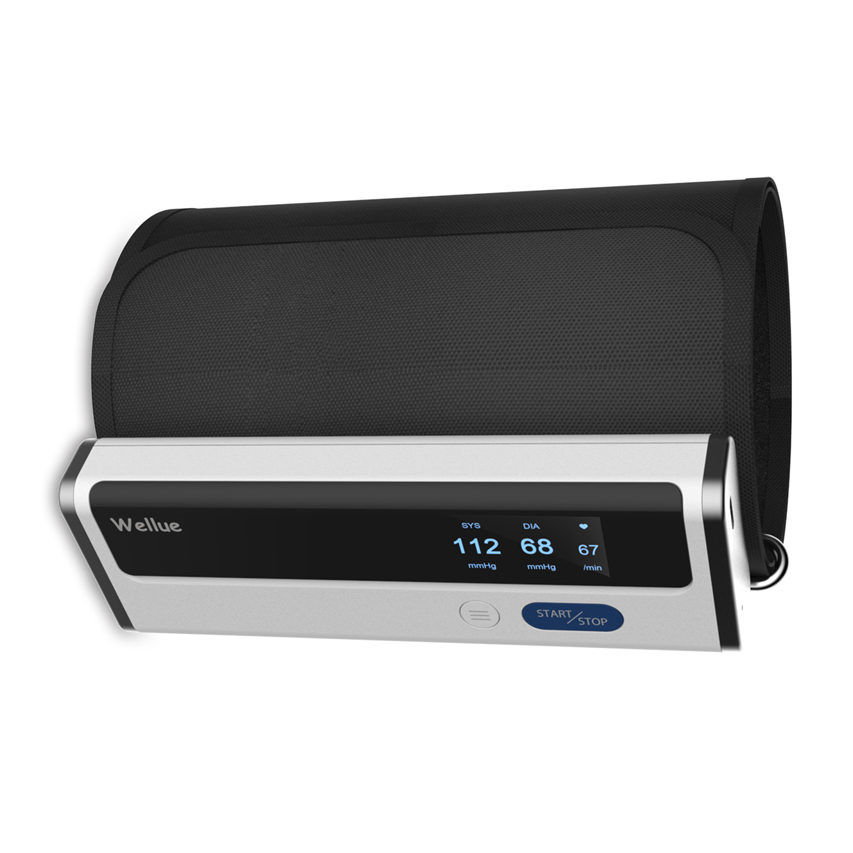 Misuratore di pressione da braccio BP2A Wireless con display