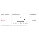 Deambulatore antibrachiale a tavolo pieghevole RP756T - Regolabile in altezza