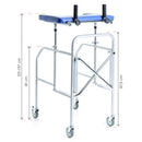 Deambulatore antibrachiale a tavolo pieghevole RP756T - Regolabile in altezza