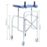 Deambulatore antibrachiale a tavolo pieghevole RP756T - Regolabile in altezza