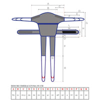 Imbracatura pelvica RP896 per verticalizzatore