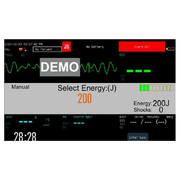 Monitor defibrillatore COMEN S5 a 5 derivazioni