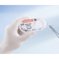 Monosyn suture assorbibili in gliconato, ago 3/8 16mm, USP 3/0 - filo incolore 70cm (conf. 36 pz.)