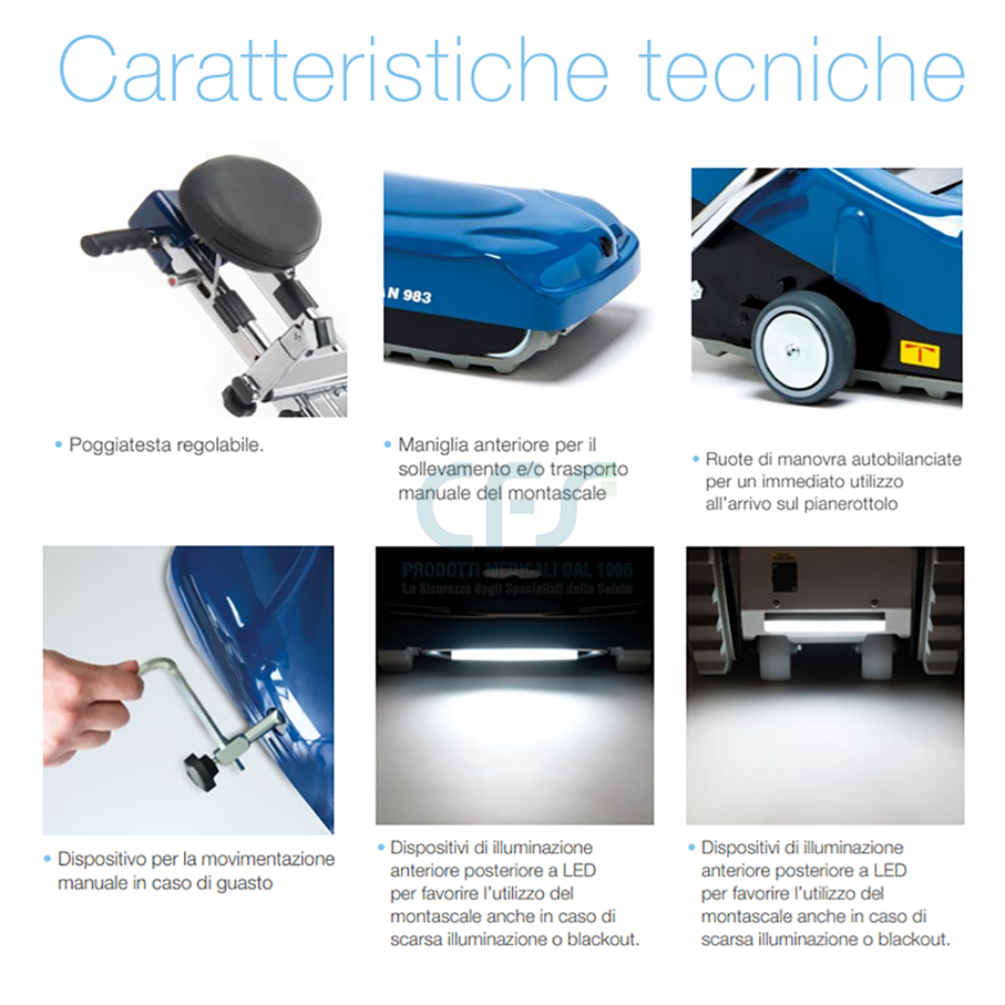 Montascale mobile a cingoli SHERPA N981 + Installazione Omaggio!