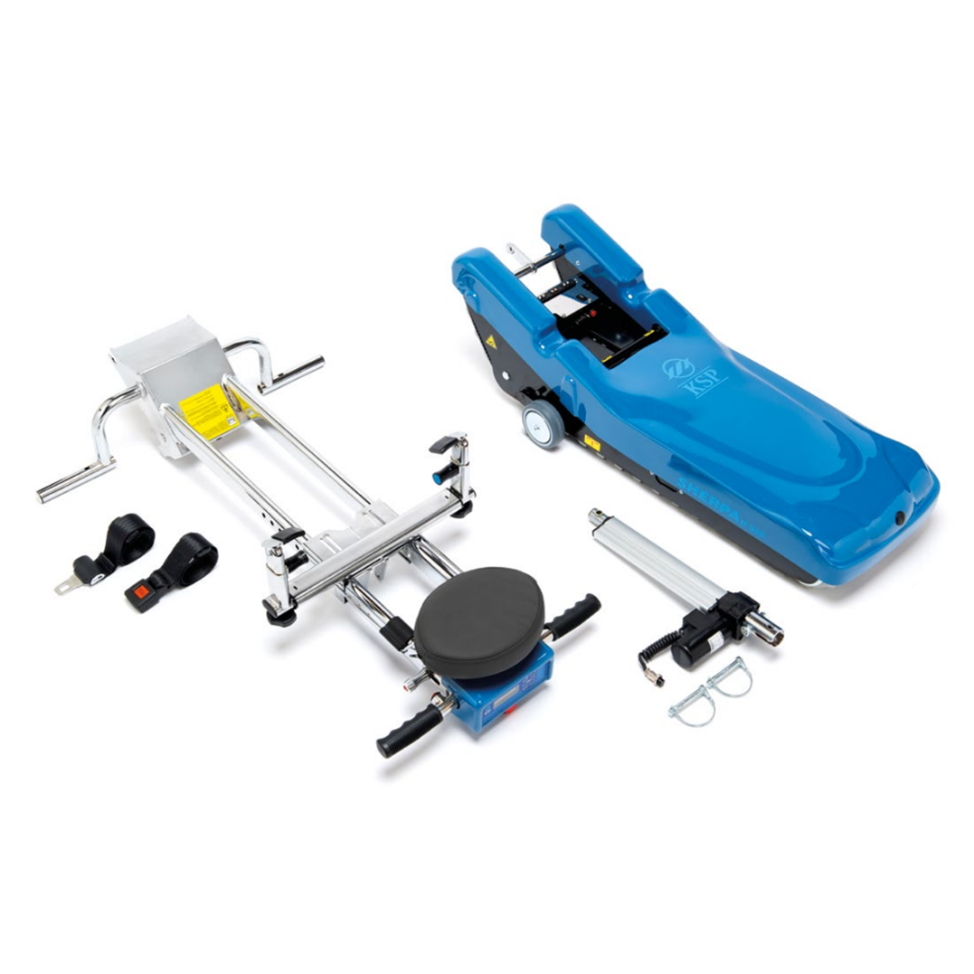 Montascale mobile a cingoli SHERPA N986 con comandi Blocco/Sblocco - Portata 150 Kg