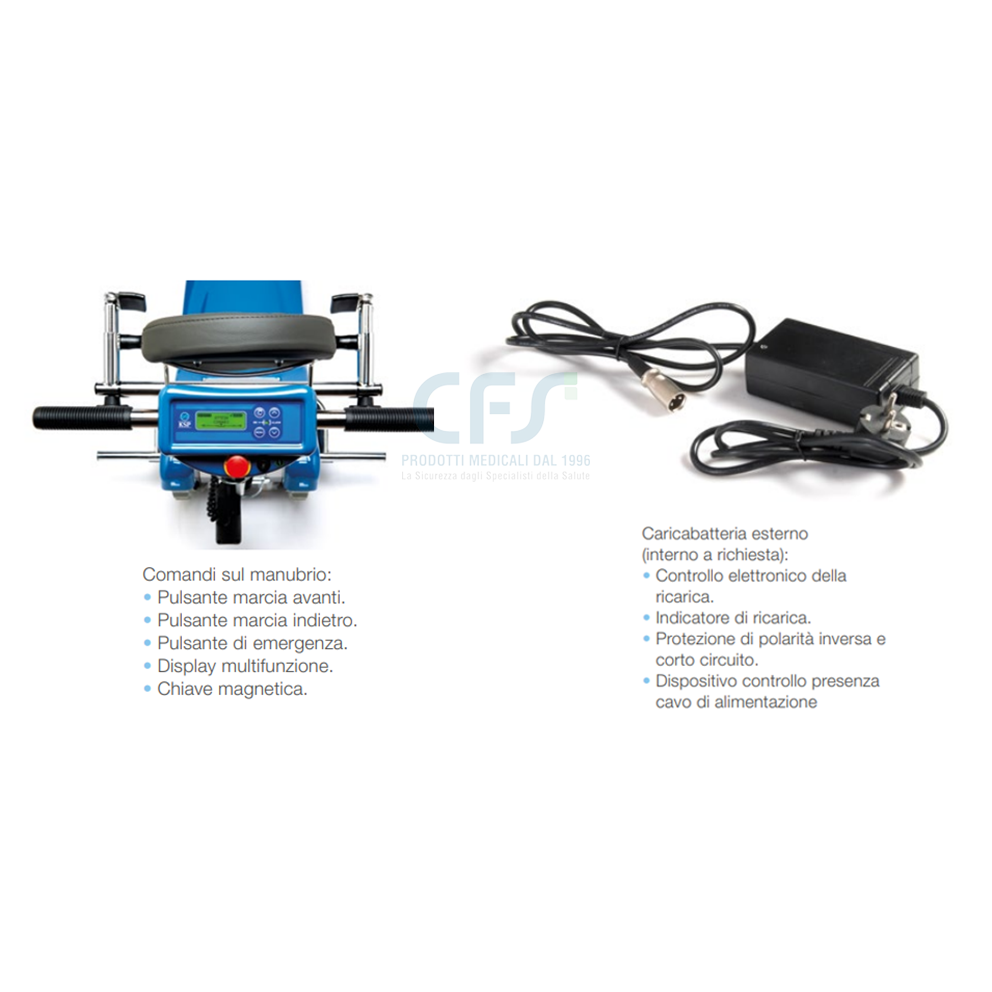 Montascale mobile a cingoli SHERPA N988 con timone motorizzato