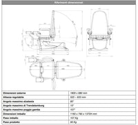 Poltrona multifunzione RUGY Ginecologica PM120 - 3 sezioni e 4 Motori