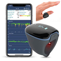 Saturimetro da dito indossabile VIATOM O2Ring con Bluetooth - Adulti