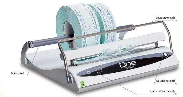 Termosaldatrice ONE con portarotolo