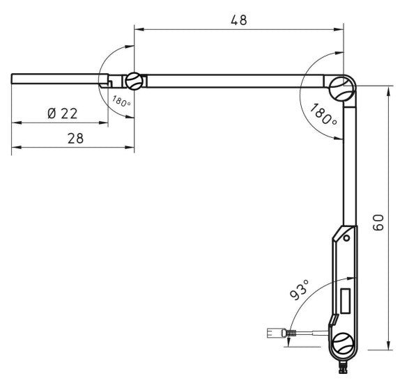 Lampada con lente Derungs D OPTICLUX 10 - 1 P TX