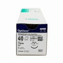 Optilene suture non assorbibili in polipropilene, ago 3/8 16mm, USP 6/0 - filo blu 45cm (conf. 12 pz.)