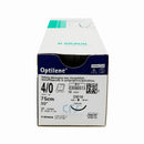 Optilene suture non assorbibili in polipropilene, ago 3/8 12mm, USP 5/0 - filo blu 45cm (conf. 12 pz.)