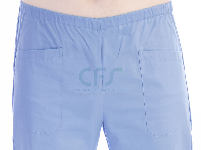 Pantalone in cotone/poliestere GIMA Azzurro (Unisex)