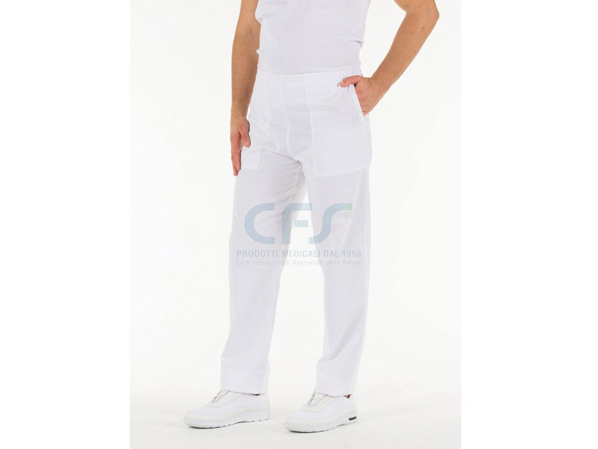 Pantalone Bianco GIMA (Unisex) - Taglia XS