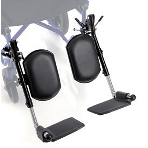 Pedane elevabili CPA122V per carrozzine ARDEA One (coppia) verniciate - per misura 38 cm