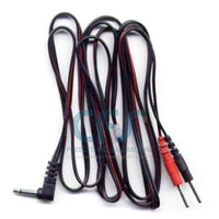 Cavetti TENS PG361 - rosso/nero Spinotto 2 mm