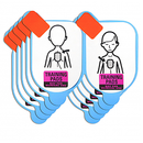 Piastre Lifeline trainer (5 pz.) - Pediatrico
