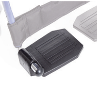 Poggiapiedi CPR241 per carrozzine ARDEA CP77X/Start/Next/Dual/Plus/Go (singola)