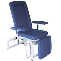 Poltrona prelievi elettrica con Trendelenburg - Blu