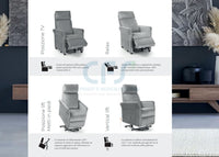 Poltrona elevabile 2 motori CHLOE PO403