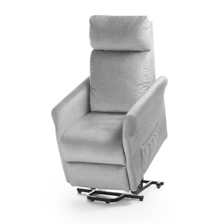 POSIZIONE METTINPIEDI Consente di alzare verticalmente la seduta, offrendo un supporto aggiuntivo all’utilizzatore in caso di difficoltà motorie