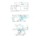 Poltrona multifunzionale AZZURRO 706 elettrica a 1 motore - Bianca