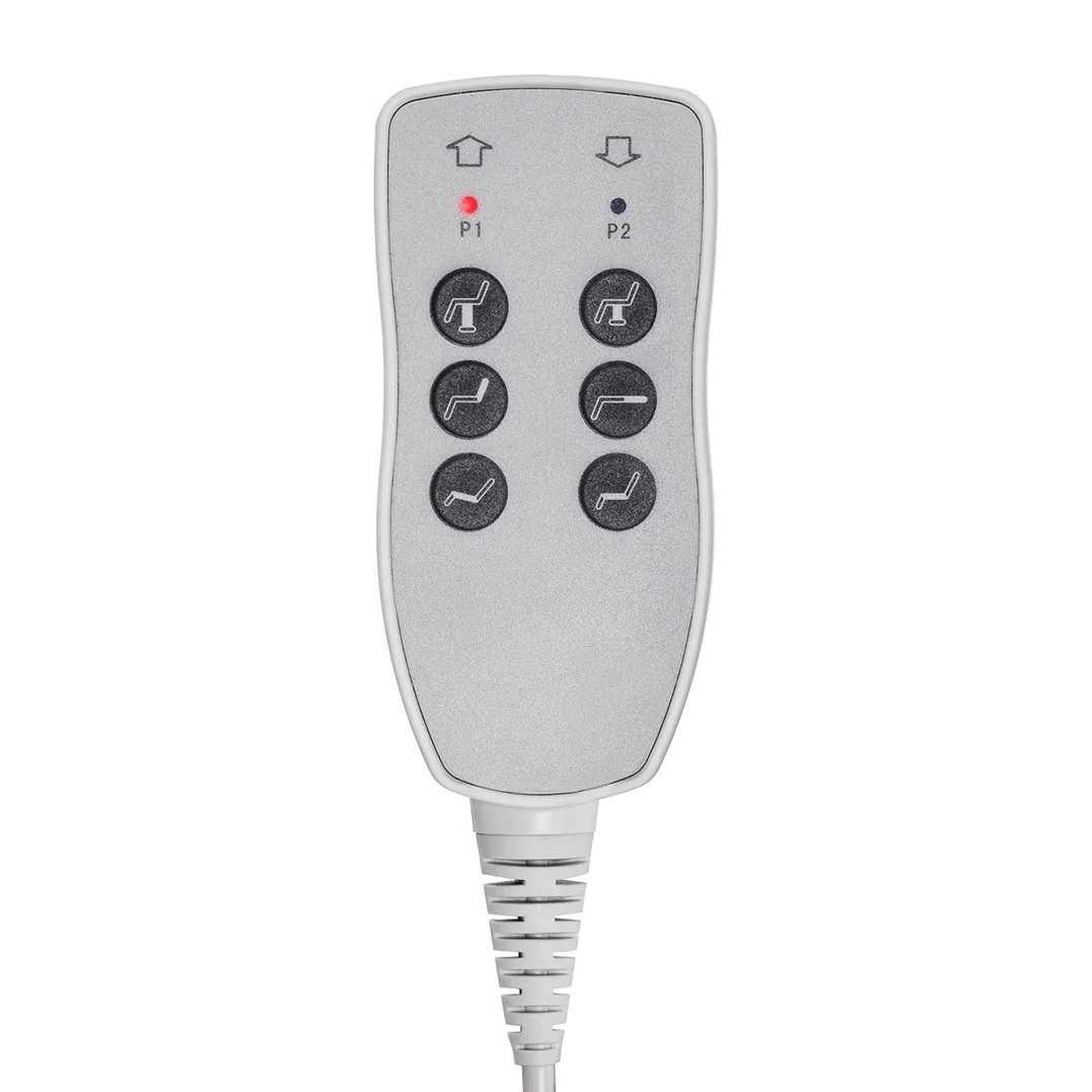 Poltrona multifunzionale AZZURRO 870S elettrica a 3 motori - Grigio