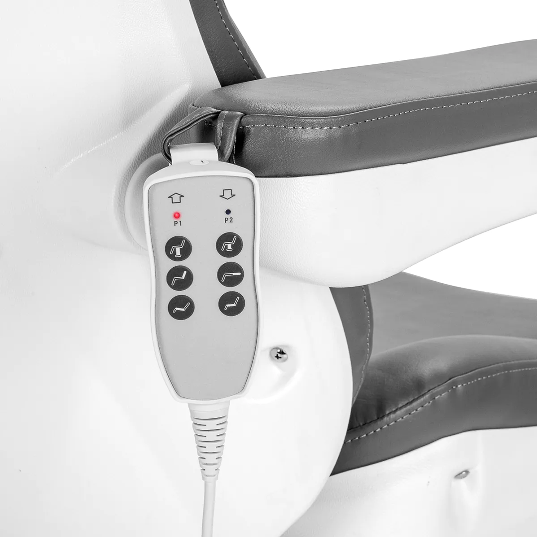 Poltrona multifunzionale AZZURRO 870S elettrica a 3 motori - Grigio