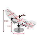 Poltrona Podologica AZZURRO 713A idraulica - Bianca