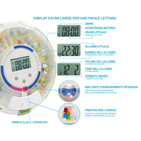 Portapillole con Bluetooth M111 - 28 giorni di dosaggio